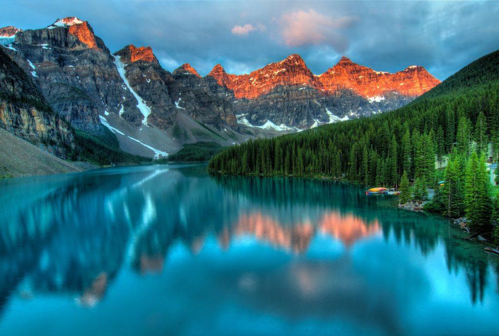 Beautiful landscape will become a part of your everyday life after moving to Canada.