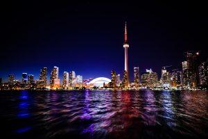 Incredible view of Toronto during night to enjoy after moving to Toronto from Europe.