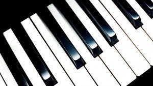 A piano keyboard.